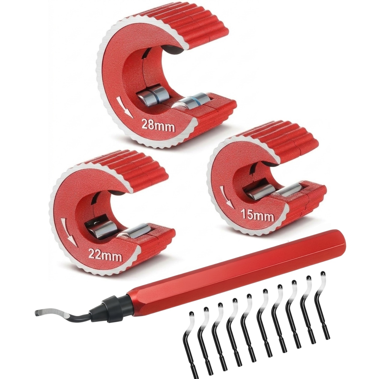 Pipe Cutter Ratchet - Bakır Boru Kesme Seti 3 Parça