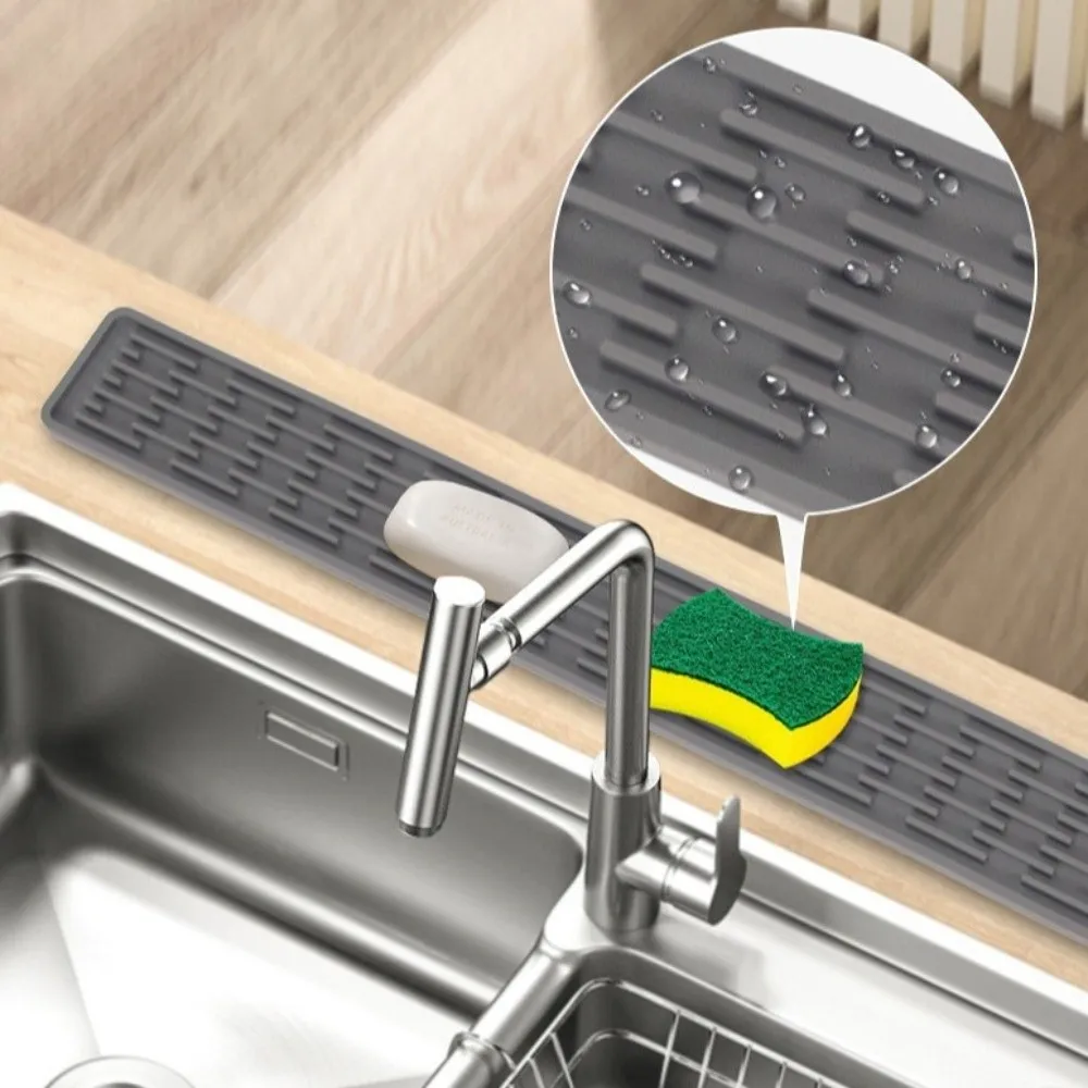 Silicone Tap Washer - Kaymaz Silikon Drenaj Mat Katlanabilir Mutfak