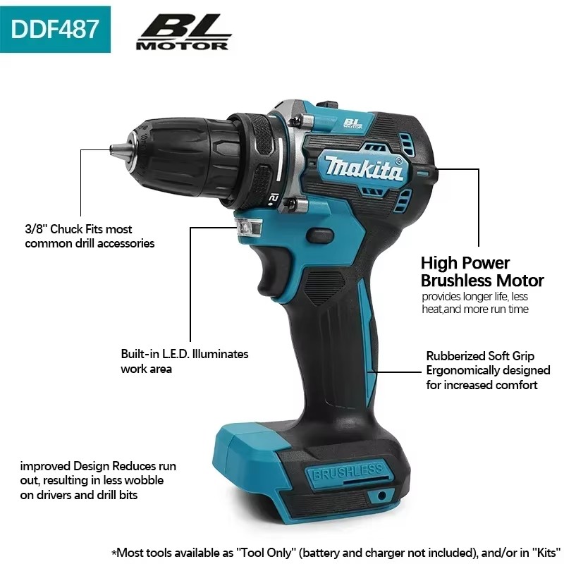 Orijinal Makita 18V DDF487 Fır - Makita Drill Ddf484 incelemesi ve fiyatı