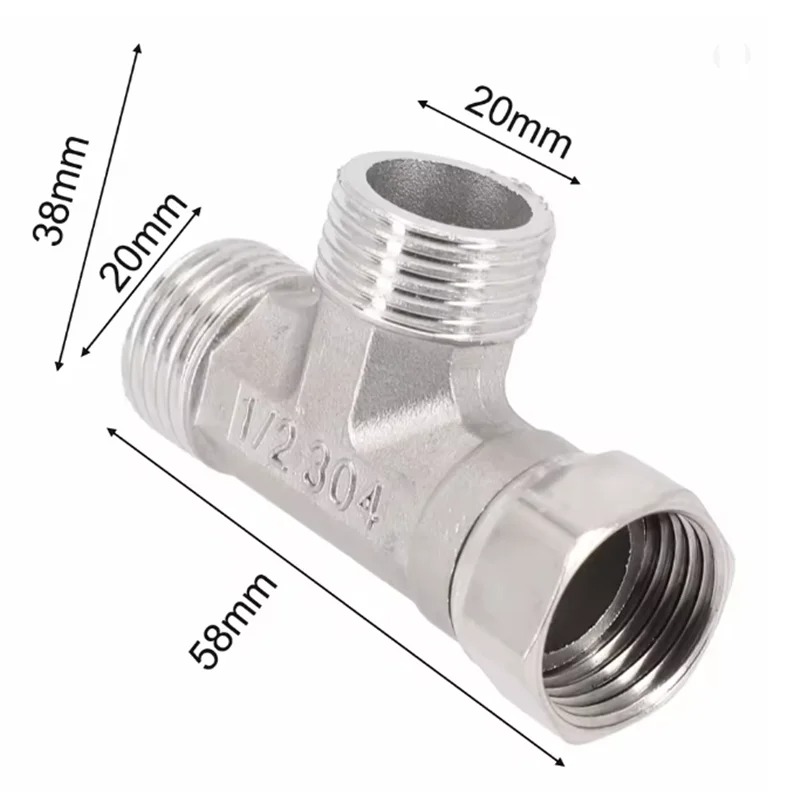 Paslanmaz Çelik T Adaptörü G1/ - Shower Valve Cartridge incelemesi ve fiyatı