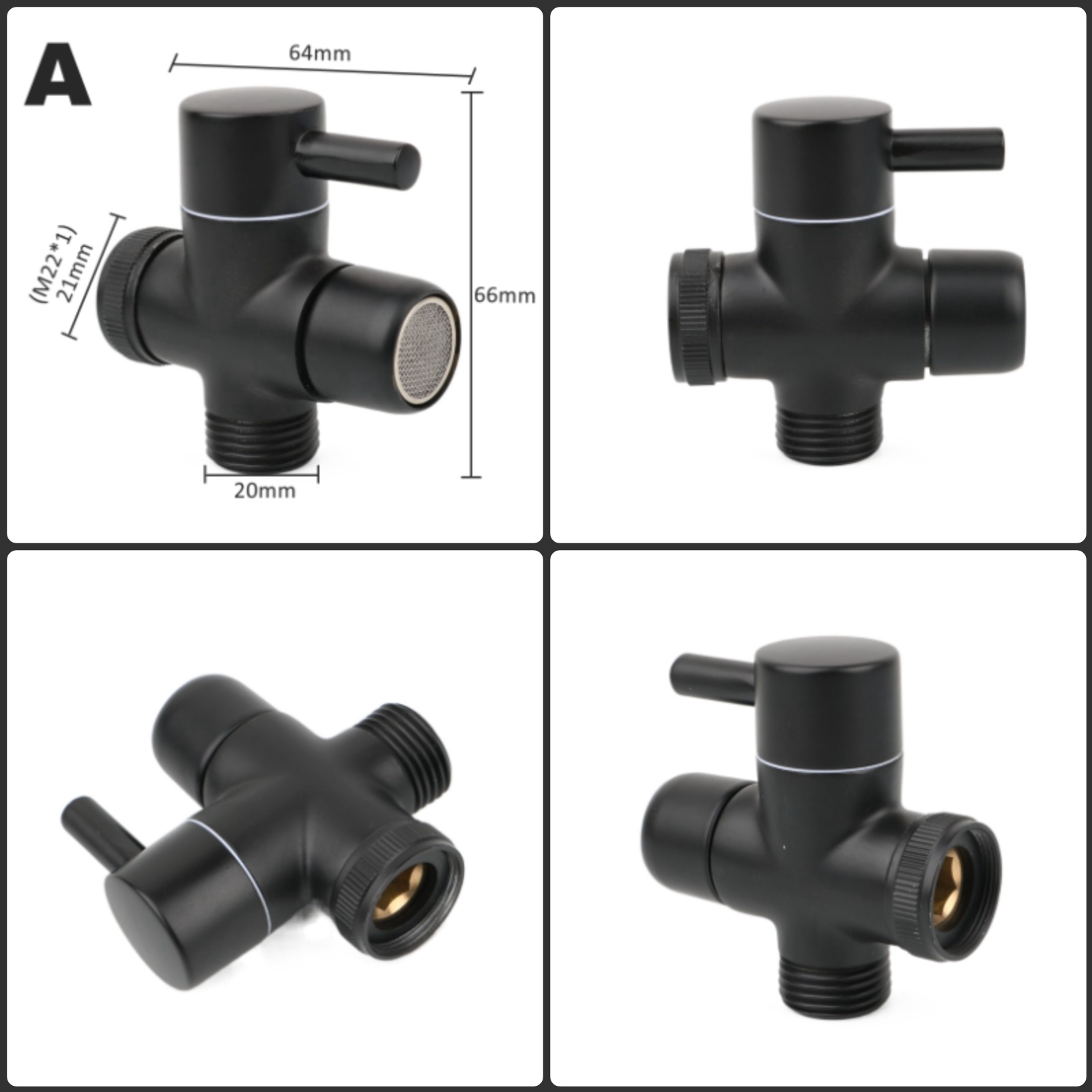 Siyah Pirinç Duş Kolu Adaptörü - Shower Valve Cartridge incelemesi ve fiyatı