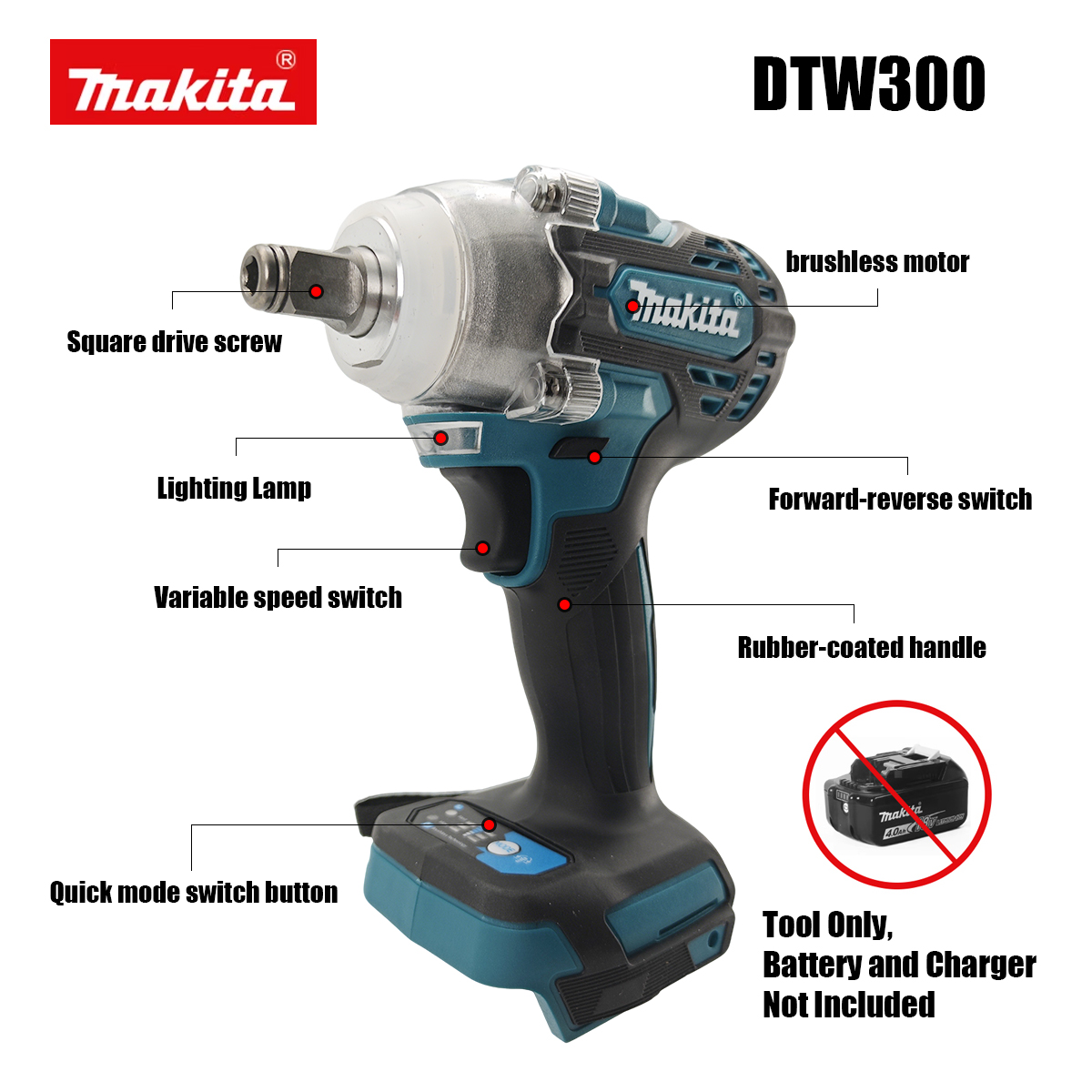 Makita DTW300 Fırçasız Akülü A - Makita Drill Dtw300 incelemesi ve fiyatı